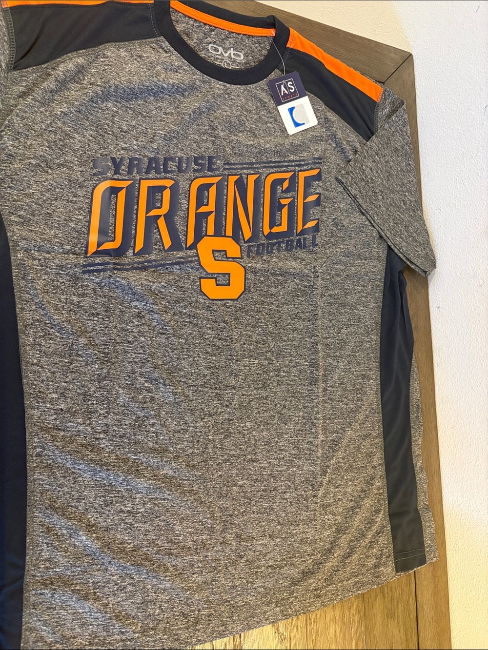 NWT [Old Varsity Brand] Syracuse Orange NCAA Performance Heather T-Shirt Men’s L - Picture 3 of 11